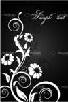 Classical floral background
